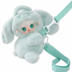 Yooki Accompany Series Coin Purse Plush NIB - Orchid Bunny